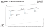 Finelite HP-2 Installation Instructions Manual