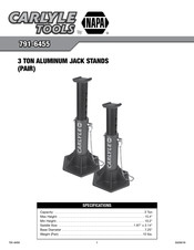 Napa Carlyle Tools 791-6455 Operating Manual