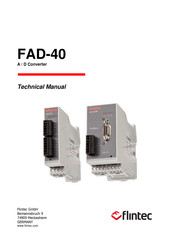 Flintec FAD-40CO Technical Manual