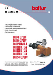 baltur BGN 300 LX Instruction Manual