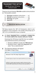 Define Instruments TM-USB Setup
