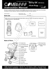 Combi Savvy DX 2530 Series Instruction Manual