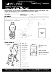 Combi Travel Savvy 2125 Series Instruction Manual