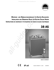 EOS 38.AS Installation And Operating Manual