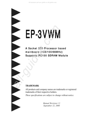 EPOX EP-3VWM User Manual