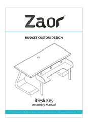 Zaor iDesk Key Assembly Manual