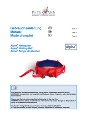 Petermann Alpha PM-6014 M Manual