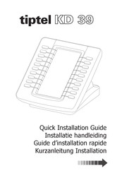 TIPTEL KD 39 Quick Installation Manual