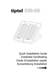 TIPTEL KM-38 Quick Installation Manual