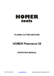 Homer Plasmacut 39 Operating Manual