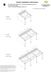 Retractableawnings.com Mersin Installation Instructions Manual