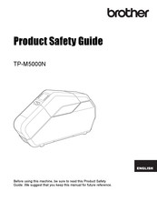 Brother TP-M5000N Product Safety Manual