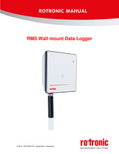Rotronic RMS Wall mount Data Logger Instruction Manual