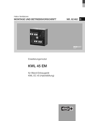 Helios KWL 45 EM Installation And Operating Instructions Manual