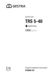 GESTRA TRS 5-40 Original Installation Instructions