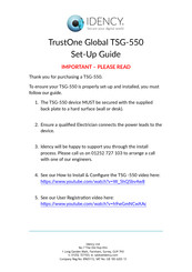 TrustOne Global TSG-550 Setup Manual