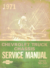 Chevrolet 30 1971 Series Chassis Service Manual