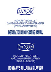 Daxom UKDAX-20BT Installation And Operating Manual