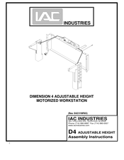 IAC INDUSTRIES D4 Assembly Instructions Manual