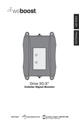 weBoost Drive 3G-X SmarTech III 470011 Installation Instructions Manual