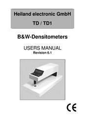 Heiland electronic TD User Manual
