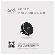 ANDI WIRELESS VENT MOUNT CHARGER Manual