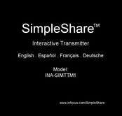 InFocus SimpleShare INA-SIMTTM1 User Manual