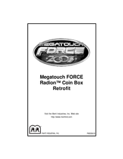 MERIT INDUSTRIES Megatouch Force Radion 2003 Manual