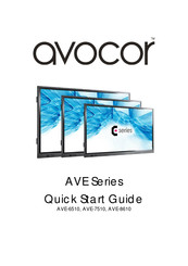 AVOCOR AVE-8610 Quick Start Manual