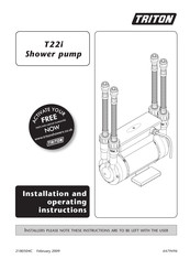 Triton T22i Installation And Operating Instructions Manual