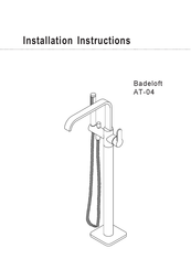 Badeloft AT-04 Installation Instructions Manual