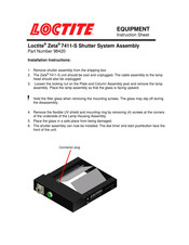 Loctite Zeta 7411-S Instruction Sheet