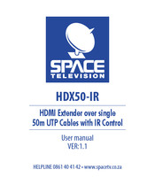 Space Television HDX50-IR User Manual