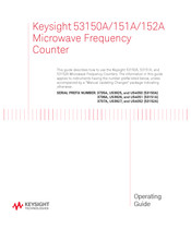 Keysight Technologies 53150A Operating Manual