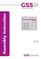 GSS GSS.remote RLC 8 Assembly Instruction Manual
