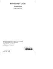 Kohler K-7371 Homeowner's Manual