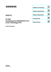 Siemens SIMODRIVE 611U Product Information