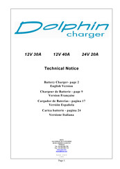 Dolphin 12v 30A Technical Notice