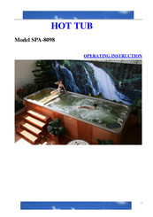 JNJ SPAS SPA-8098 Operating Instructions Manual