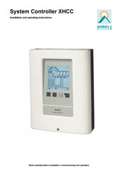 Sorel XHCC Installation And Operating Instructions Manual