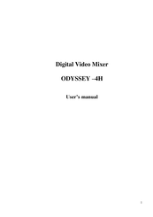 Odyssey 4H User Manual