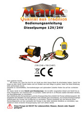 Mauk YB1224B Instruction Manual