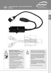 Burda BRFE203 Operating Instructions Manual