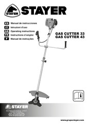 stayer GAS CUTTER 43 Operating Instructions Manual