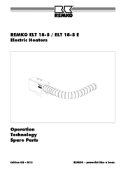 REMKO ELT 18-S E Operation,Technology,Spare Parts