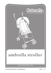 Kolcraft umbrella stoller Instructions Manual