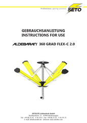 Seto ALDEBARAN 360 GRAD FLEX-C LED 600 COMPACT-2.0 Instructions For Use Manual