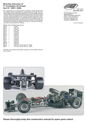 FG Modellsport 10007 Mounting Instruction