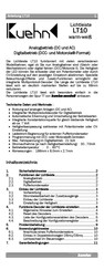 Kuehn LT10 Manual