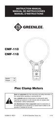 Greenlee CMF-118 Instruction Manual